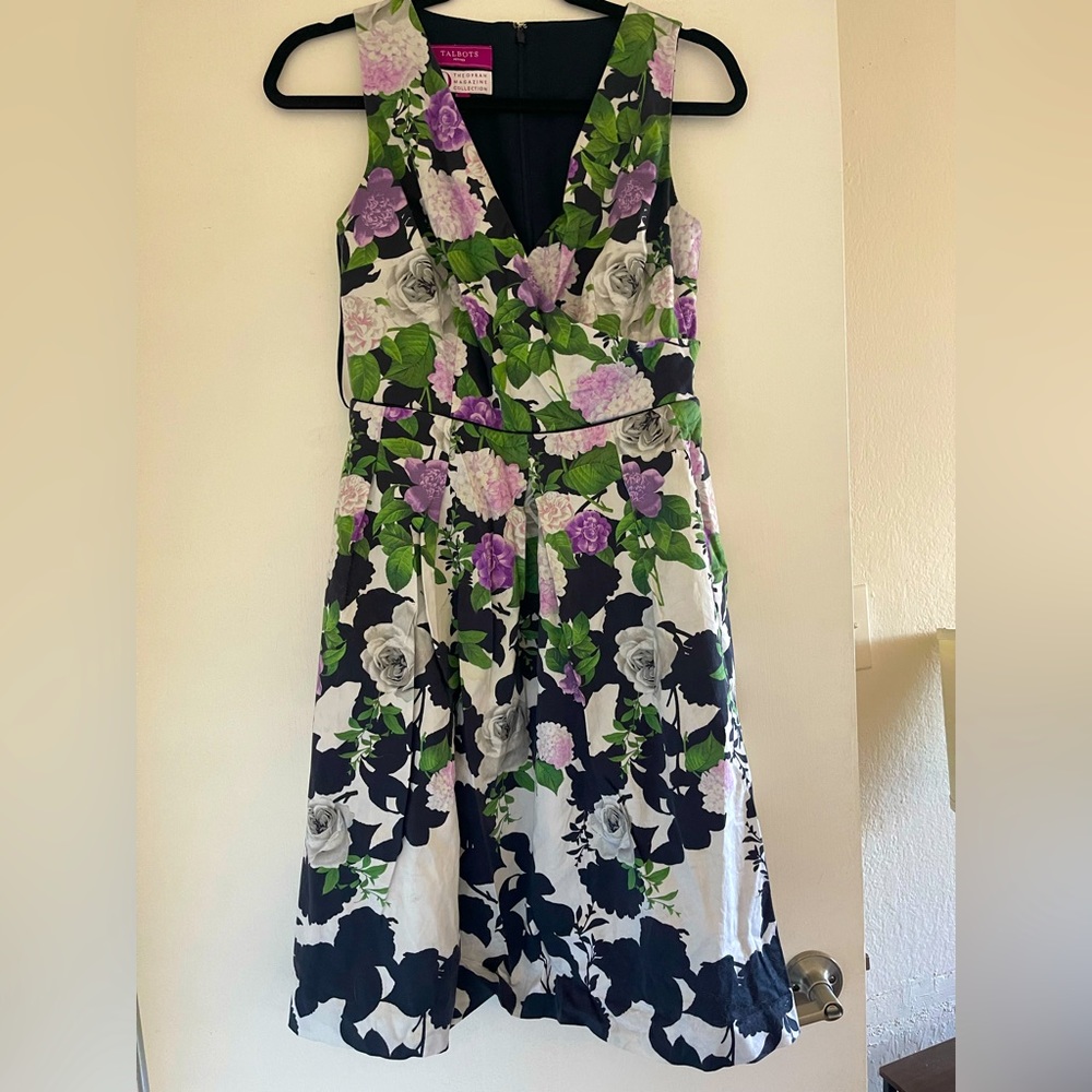 Talbots petite flower dress